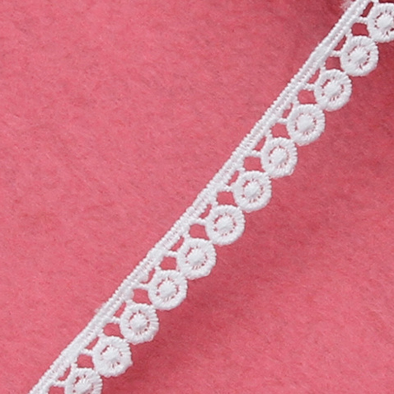Sewing Eyelet Fabric - Ruban de dentelle blanc de 50