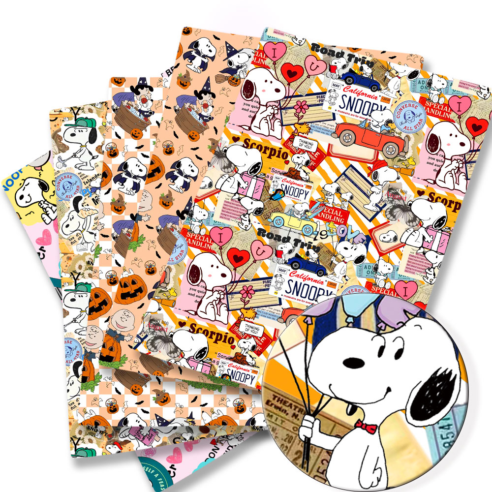 Sewing And Textile - Tissu Snoopy TAKARA TOMY 140x50CM, tissu