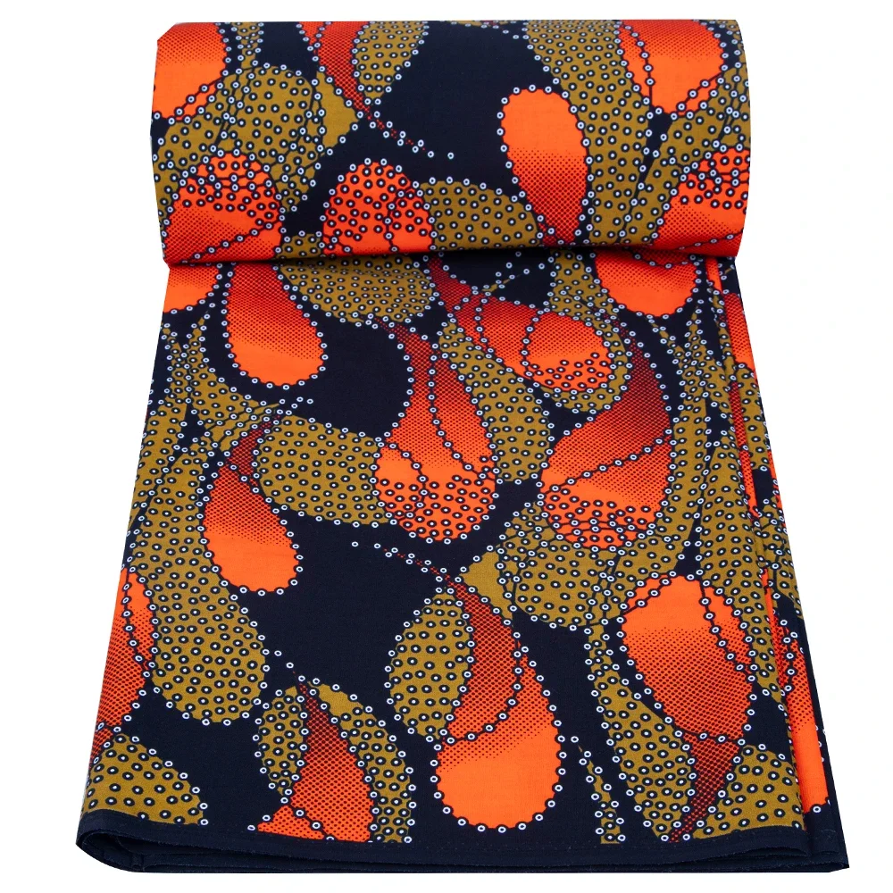 Sewing Batik - Tissu africain imprimé Ankara, grille au