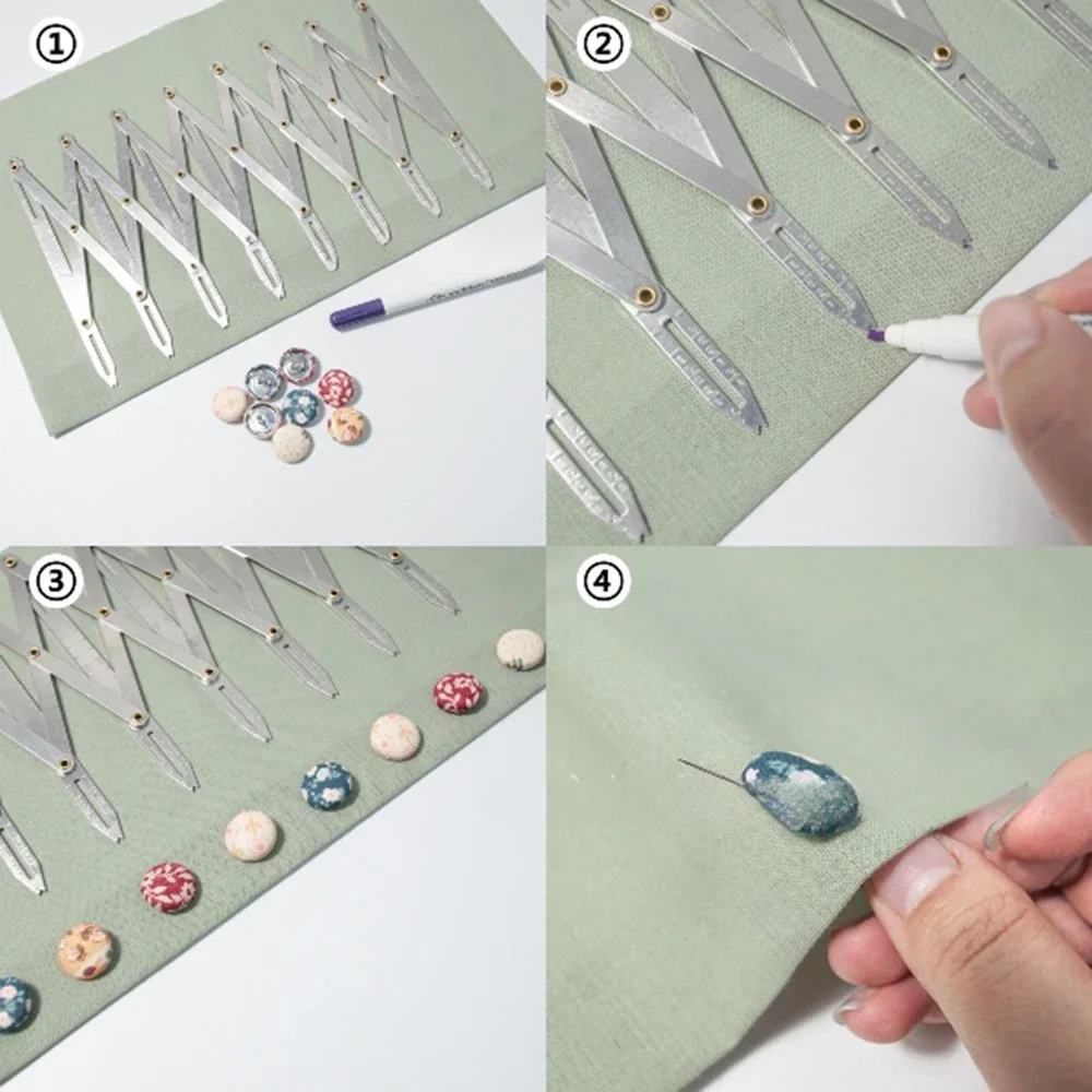 Sewing Gauge Ruler - Jauge extensible, accessoires de couture, règle