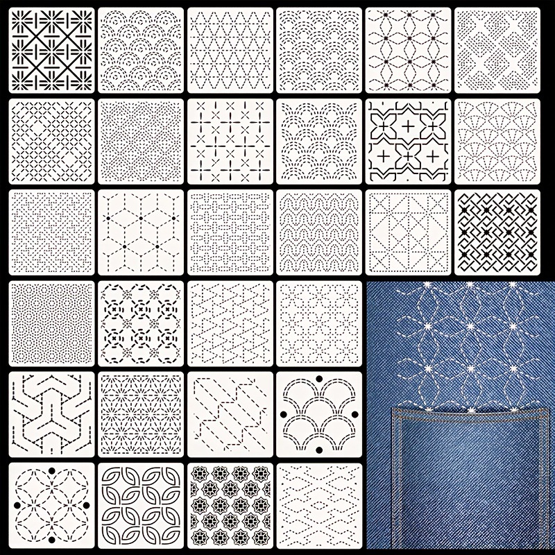 Sewing Expert - 30 pièces modèles de broderie bricolage