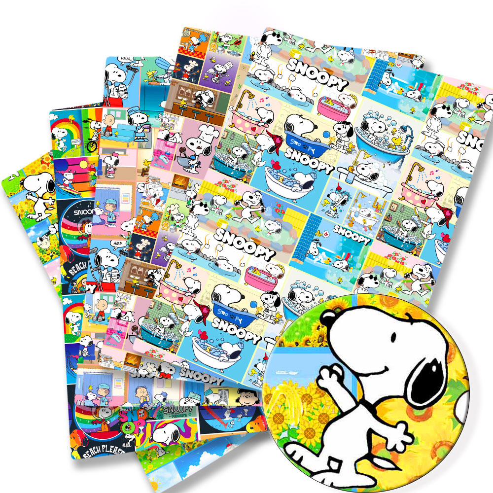 Sewing And Textile - Tissu TAKARA TOMY Snoopy 140x50CM, imprimé