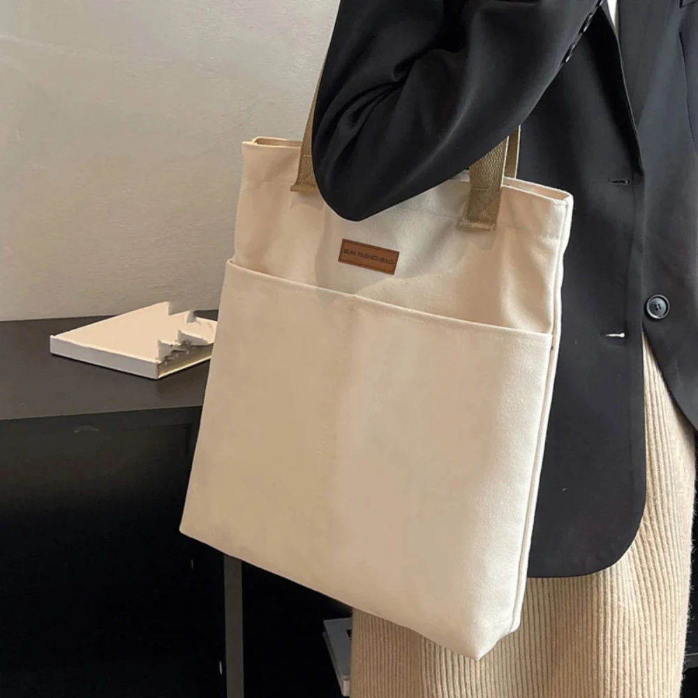 Sewing Necessities - Sac fourre-tout en toile pour femme,