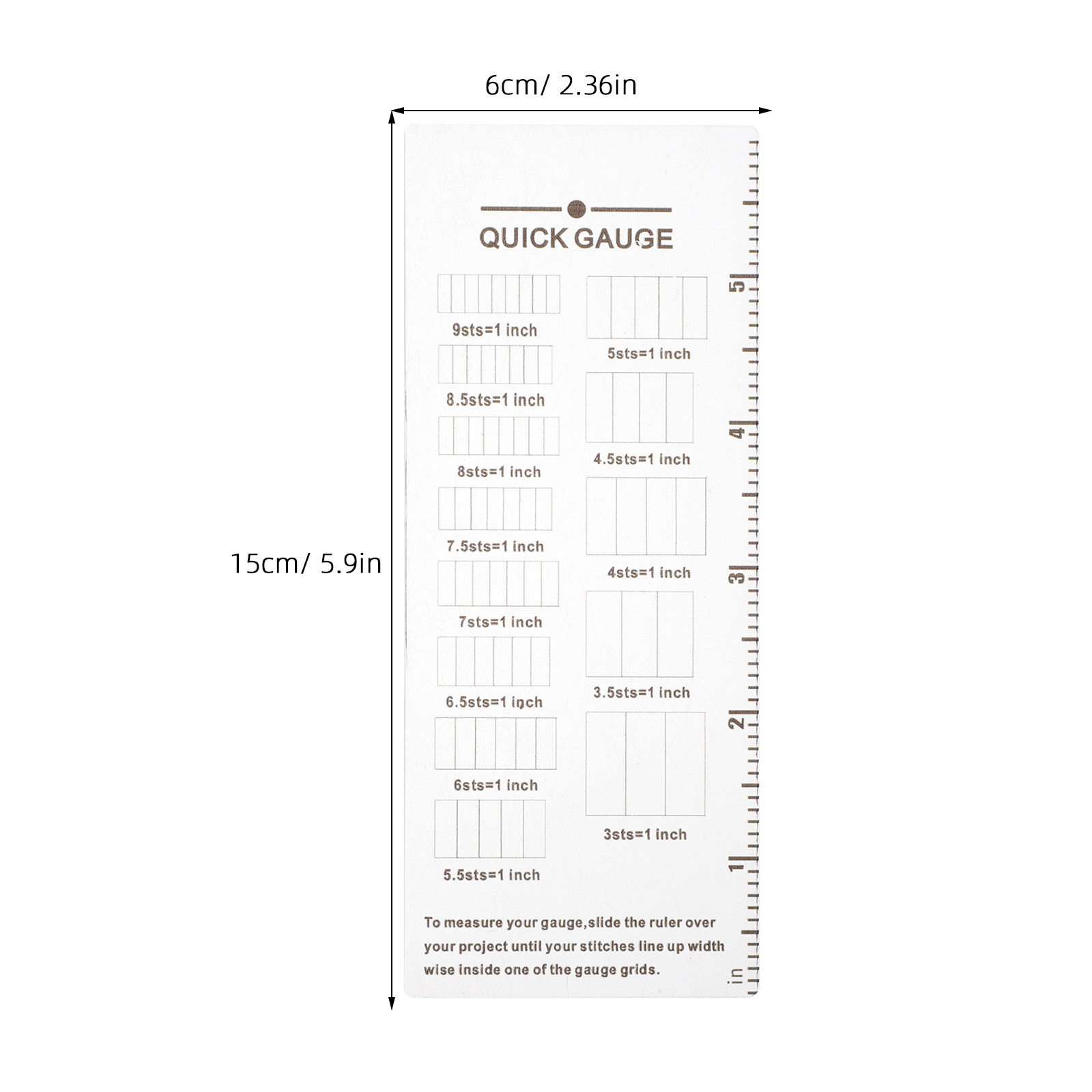 Lot de 2 règles de mesure pour - Sewing Gauge Ruler avis et prix