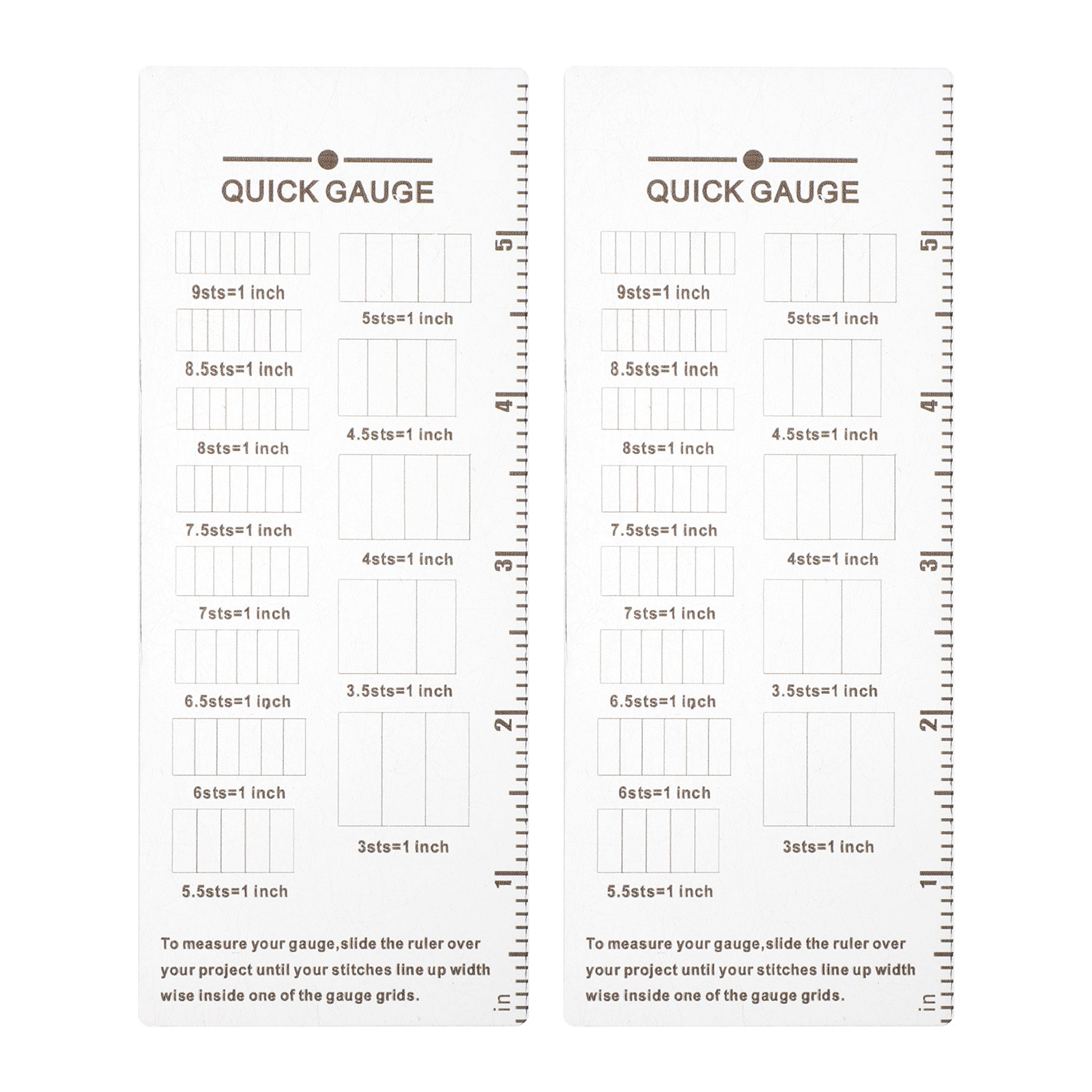 Lot de 2 règles de mesure pour - Sewing Gauge Ruler avis et prix
