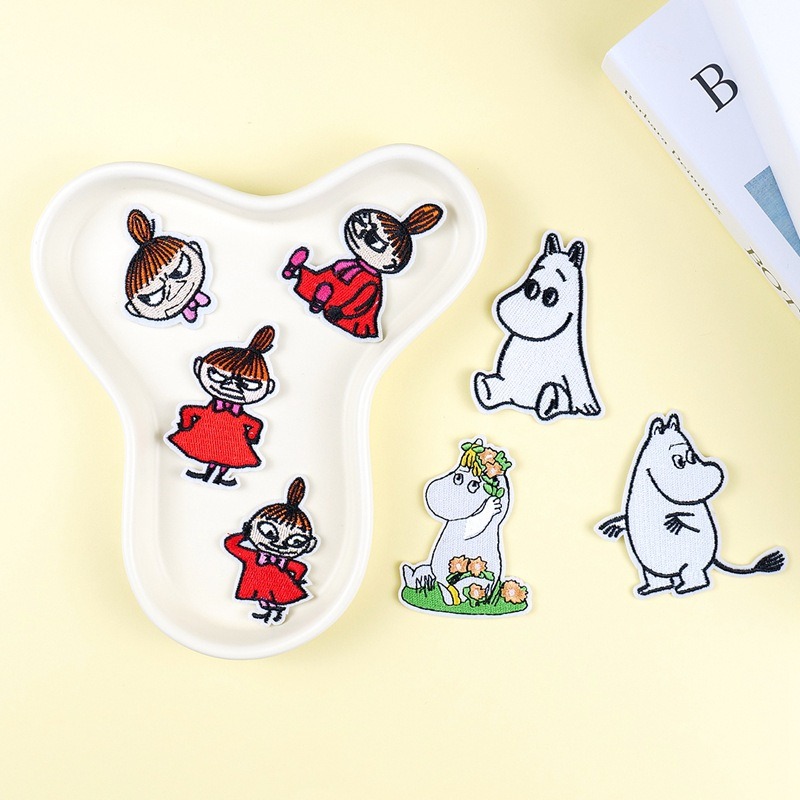 Patchs brodés Moomin mignons d - Sewing Repair avis et prix