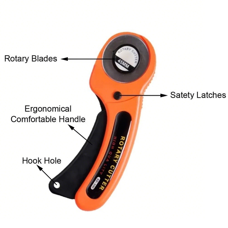 Couteau à roue à rouleau de 45 - Textile Sewing Kit avis et prix