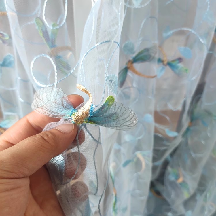 Tissu en maille bleu rose, 1 m - Sewing Embroidery Fabric avis et prix
