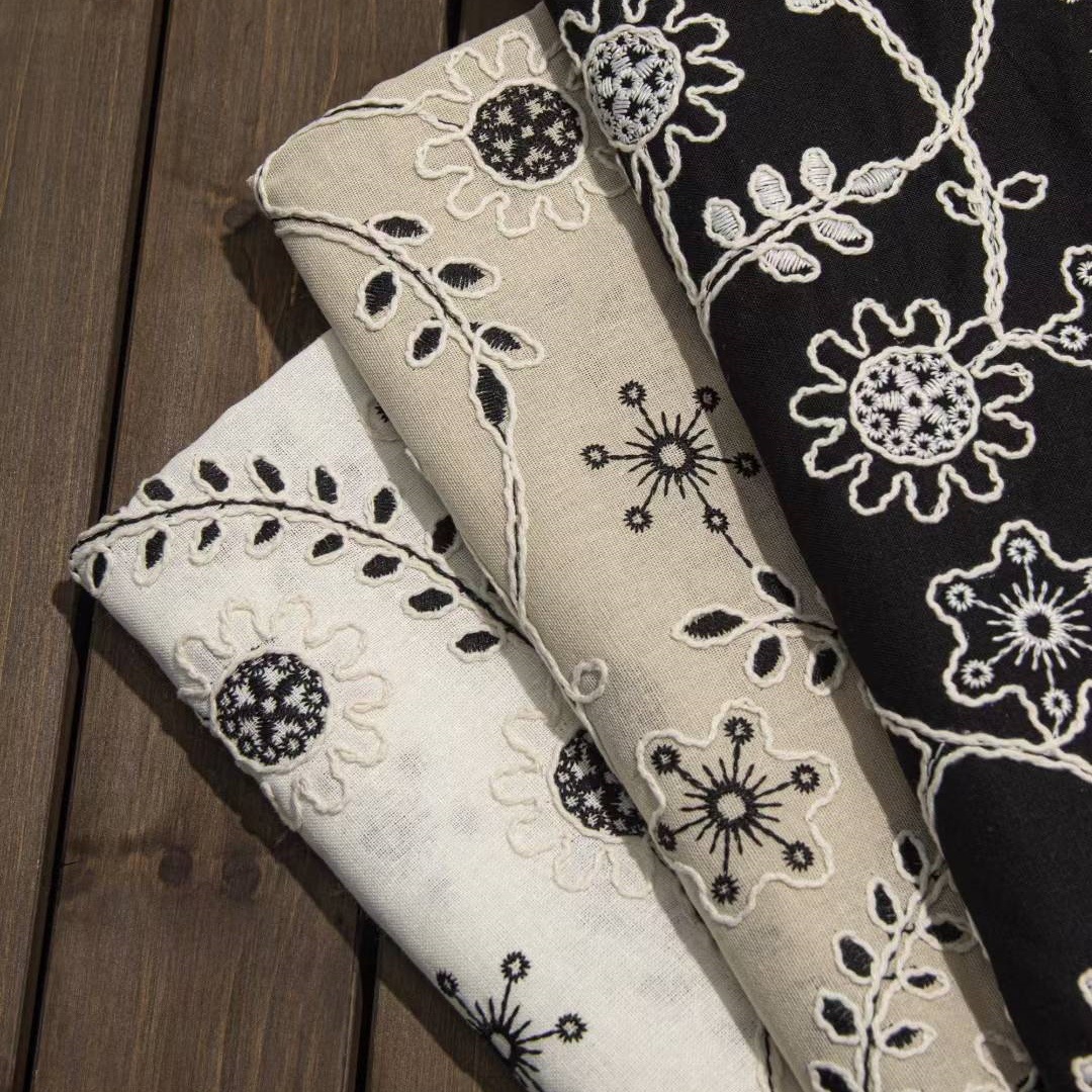 Tissu en dentelle de coton 3D  - Vintage Sewing Textile avis et prix