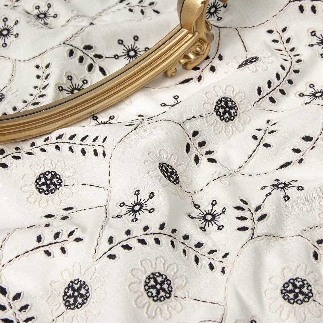 Tissu en dentelle de coton 3D  - Vintage Sewing Textile avis et prix
